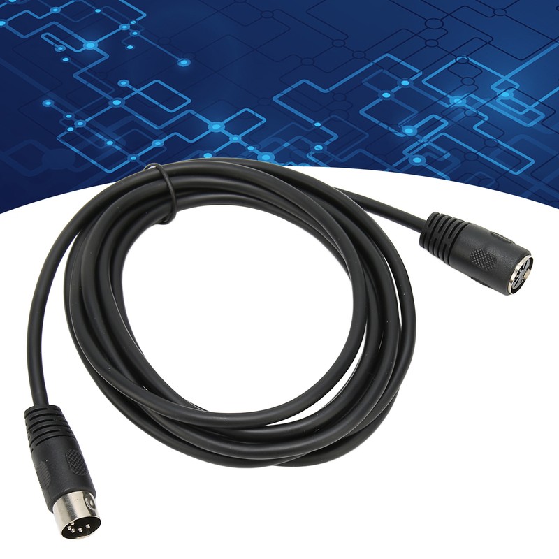 5 Pin MIDI Keyboard Extension Cable Stable DIN Male to