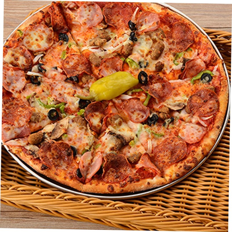 FUNOMOCYA Multi-Purpose Pizza Pan Round Baking Sheet Replaceable Plate Heat