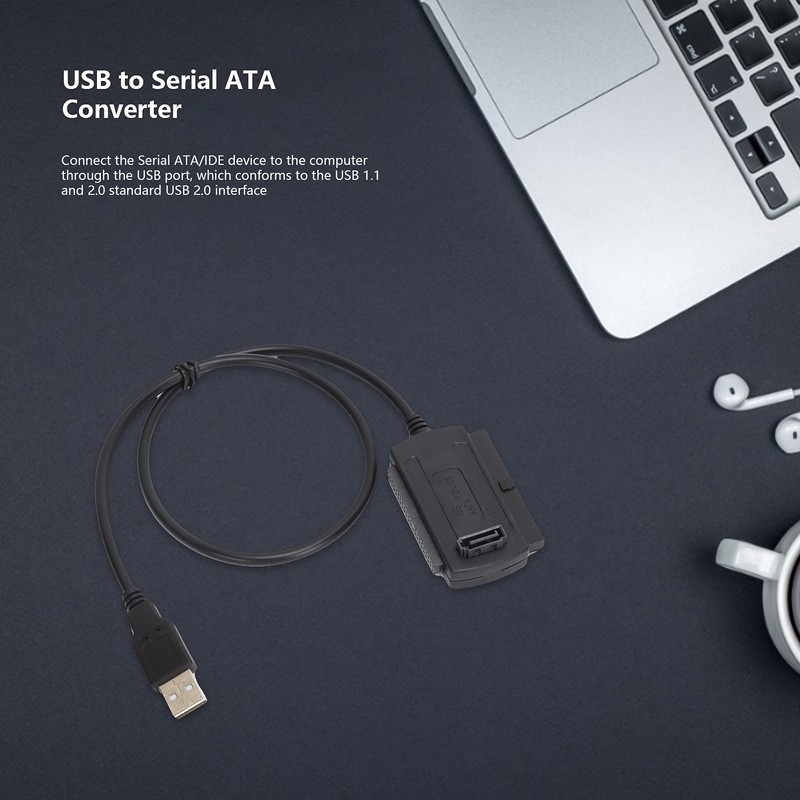 USB to Serial ATA Adapter, USB 2.0 to Serial ATA