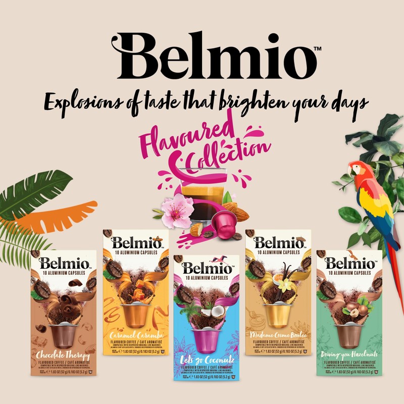 Belmio Chocolate Therapy Espresso Coffee Pods – Medium Roast –