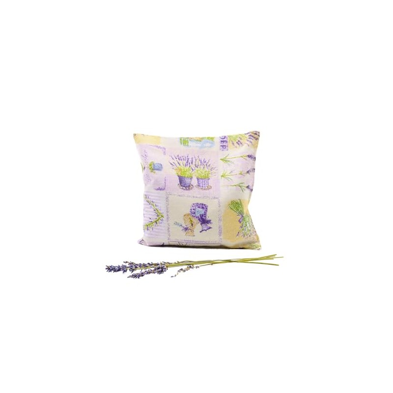 Lavender Pillow - Hand Stitched with 85 g Lavender Flowers