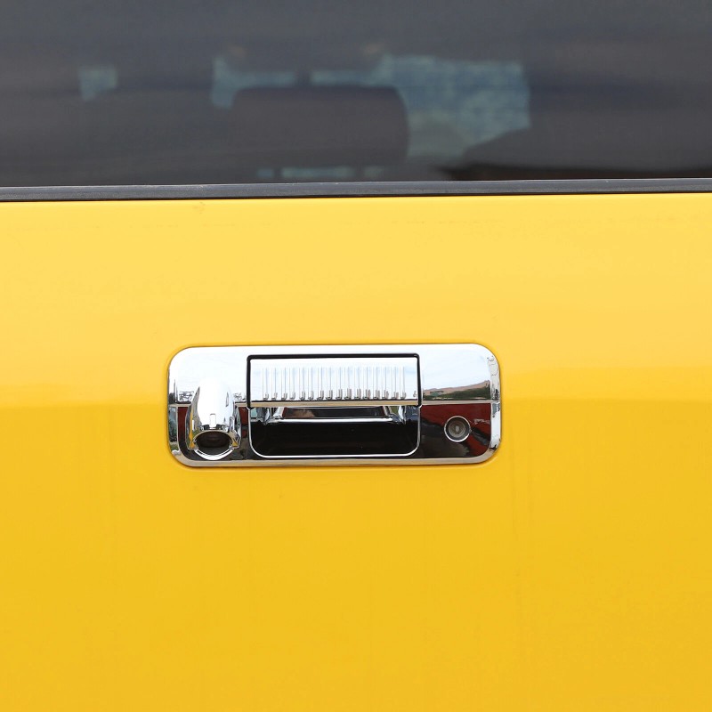 car-king888 Chrome ABS Rear Tailgate Grab Handle Covers Exterior Fits