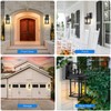 VIANIS 2 Packs Motion Sensor Outdoor Lights, Dusk to Dawn