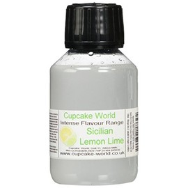 Cupcake World Sicilian Lemon Lime Intense Food Flavouring 100 ml