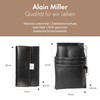 Alain Miller Waiter's Wallet Faux Leather with Bag and Chain