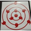 Infinite Tsukuyomi Eye Naruto Sticker Vinyl Decal Window Laptop Waterproof!
