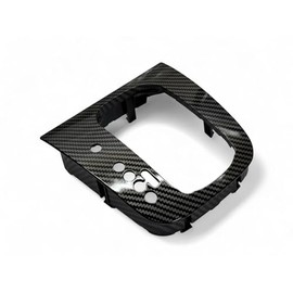 AONED Carbon Fiber Style DSG Shift Frame Replacement LHD for VW Golf/Jetta MK5 MK6 Scirocco MK3