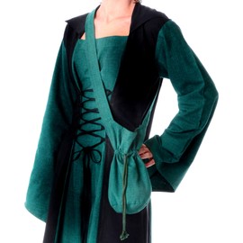 HEMAD Bag - Medieval-Larp Cotton Drawstring Bag - green - Small Size