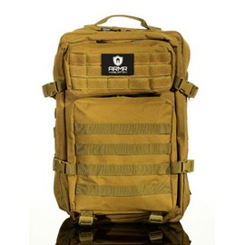 ARMR UNLMTD Tactical Molle Backpack 45L with Bulletproof Panel Insert - NIJ LEVEL IIIa plate