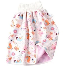 Catwald- Calzon Entrenador Falda de pañal para niño y niña Impermeable, es un Pantalon de Entrenamiento en algodón Ideal para el baño (Figuras, M)