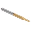 5Pcs 3Flute Flat End Milling Cutter Round Shank TiPlated Accessories