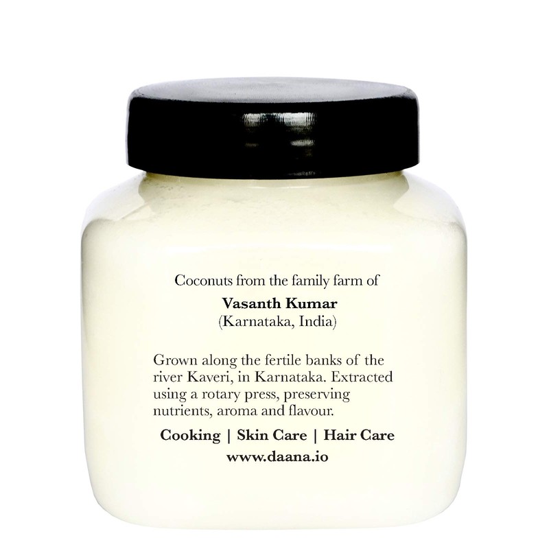 Daana Organic Coconut Oil for Skin: Extra Virgin, Cold Pressed