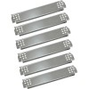 DwellWel Grill Heat Plates 6-Pack for Nexgrill 720-0830H, 720-0888, 720-0888N,