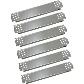 DwellWel Grill Heat Plates 6-Pack for Nexgrill 720-0830H, 720-0888, 720-0888N, 720-0896B