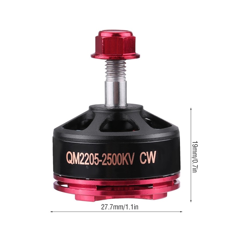 1pc QM2205-2500KV Racing Brushless Motor Drone Part for 210 220