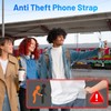 Phone Lanyard, Universal Theftproof Anti-Lost Elastic Tether Wrist Strap with