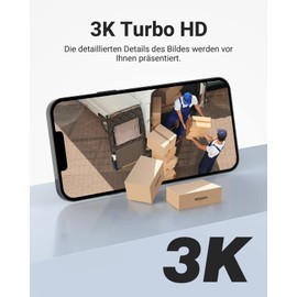 ANNKE PoE Surveillance Camera, 5MP IP Camera Outdoor with Audio, Camera Surveillance 30 m IR Night Vision, 120 dB WDR and 3D DNR, Supports 256GB TF Card, Remote Access, Works with Alexa