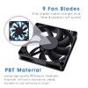 GDSTIME 80mm USB PC Fan 80 x 15mm ComputerFan 8CM