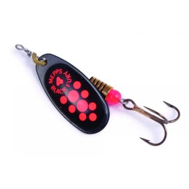 Mepps Comet Lure Black Fury Orange Size 2