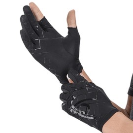 Fishing Gloves - UV Protective Fishing Gloves,Touchscreen Ice Silk Anti-Slip Breathable Gloves for Kayaking Paddling Fly Fishing Photography Hiking Jogging Cycling Walking