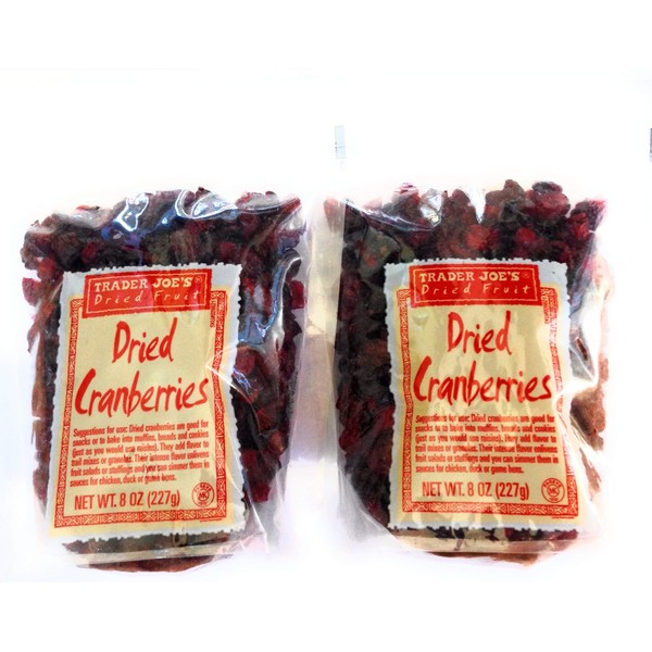 Trader Joe's Dried Cranberries, 8 oz (pack of 2)