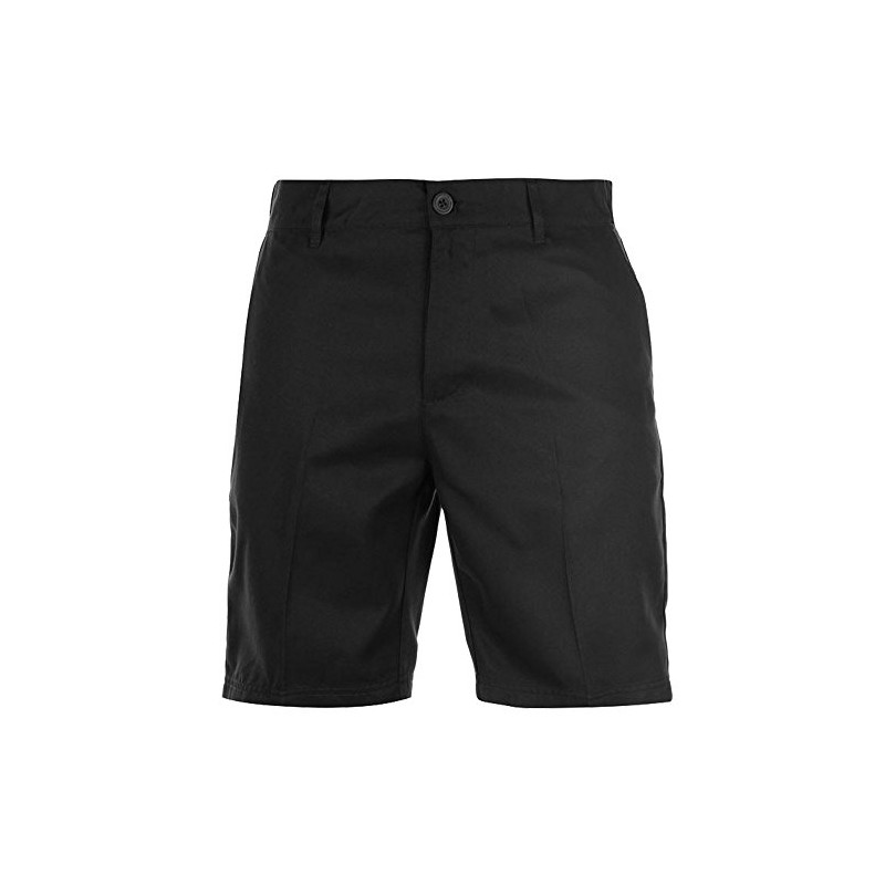 Slazenger Mens Golf Shorts Button Fastening (Black, 34)