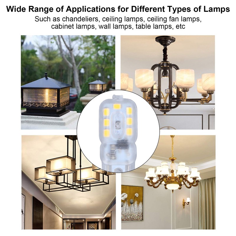 G9 Bulb Dimmable Eye Protection Energy Saving 14 LEDs 3W