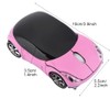 1600DPI Portable Mouse with 3 Buttons,10M 2.4G Bluetooth Optical Mouse