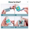 4 PCS Toothpaste Squeezer, Rolling Tube Toothpaste Squeezer with Frosted