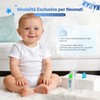 BESTEK Termometro Febbre Doppia Modalità (Frontale/Auricolare),Termometro Neonato per Oggetti, Termometro