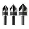 Irwin Tools IRWIN Drill Bit Set, Countersink, Black Oxide, 3-Piece