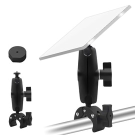 for Starlink Mini Mount, Pole Clamp RV Ladder Mount Roof Rack Mount Compatible for Starlink Mini Compatible with Original Pipe Adapter Adjustable for Pole Mount on Car RV Ladder Yacht