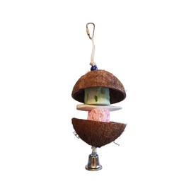 Polly's Coconut Hut Bird Chew Toy, Large