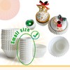 Gcardist Pack of 500 Mini Muffin Cases White Muffin Liners