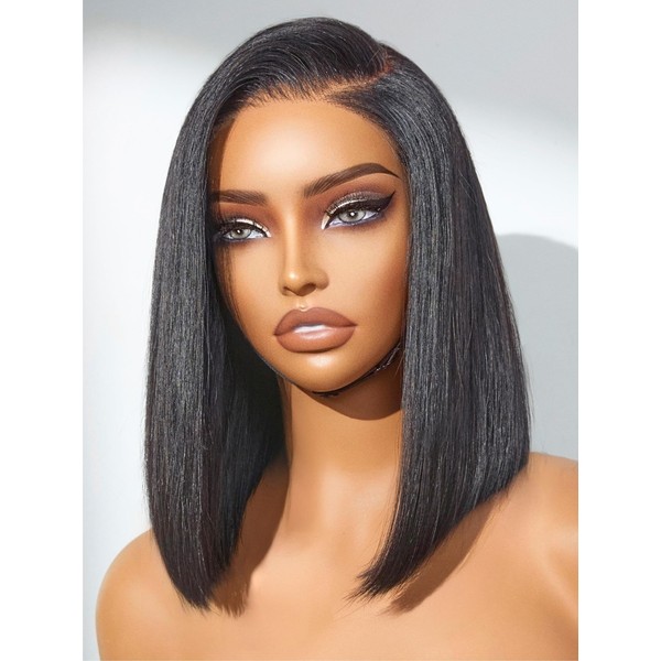 LUVME HAIR Bob Wig 100% Human Hair Wigs Glueless Lace
