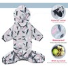 Idepet Hooded Raincoat for Small and Medium Dogs, Waterproof, Windproof