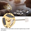 ETA 901001 Quartz Movement Golden Alloy Rhinestone Watch Movement Replacement