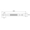 ANEX Precision Screwdriver for Metal Glasses No.78