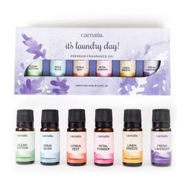 Carnatia Laundry Day Aroma Set – 6 Fresh Scents for Home Fragrance | Turn Chores into Bliss!