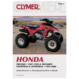 Clymer Repair Manuals for Honda TRX 250X FOURTRAX 1987-1988