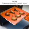 4Pcs Silicone Dehydrator Mats Food Grade High Temperature Resistance Prevent