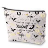 Fourth Wing Quote Cosmetic Bag You're Really A Violent Little
