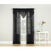 No. 918 Erica Crushed Texture Sheer Voile Rod Pocket Curtain