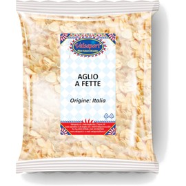 Sliced Garlic Sun-Dried - 100 g Bag | Vegan Gluten Free | Raw Garlic Flakes - Natural Aromatic Spice in Premium Quality - Intense Taste