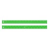Alumicolor Aluminum Straight Edge with Center Finding Back Ruler, 15