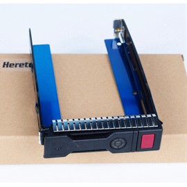Heretom 3.5 Inch Replacement SAS SATA LFF HDD Tray Caddy 651314-001 651320-001 Hard Drive Tray for HP Gen8 Gen9 DL380p DL360p DL160 DL560 DL385 ML350 ML310 G8 G9 (Not Suitable for 2, 5 inch series !)