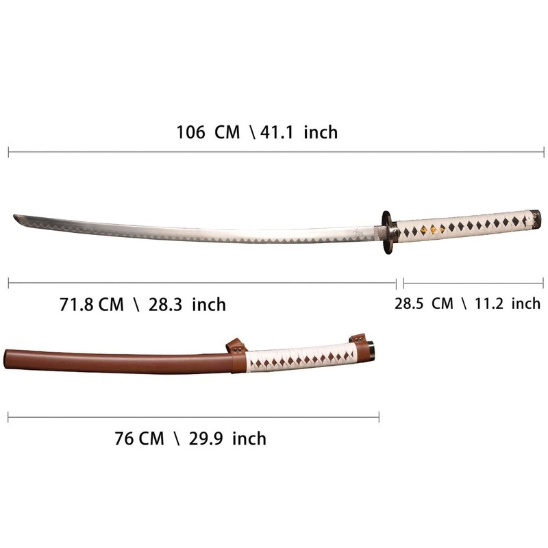 SV The Samurai Sword of Michonne, Zombie Nihontou Katana Samurai