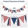 FunAcce 4th of July Garland Decorations, Red White Blue Stars