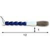 Artissance 12" W Indigo Blue and White Jade Abacus, Indoor