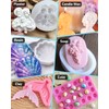 74oz Platinum Silicone Mold Making Kit with Molds Housing &